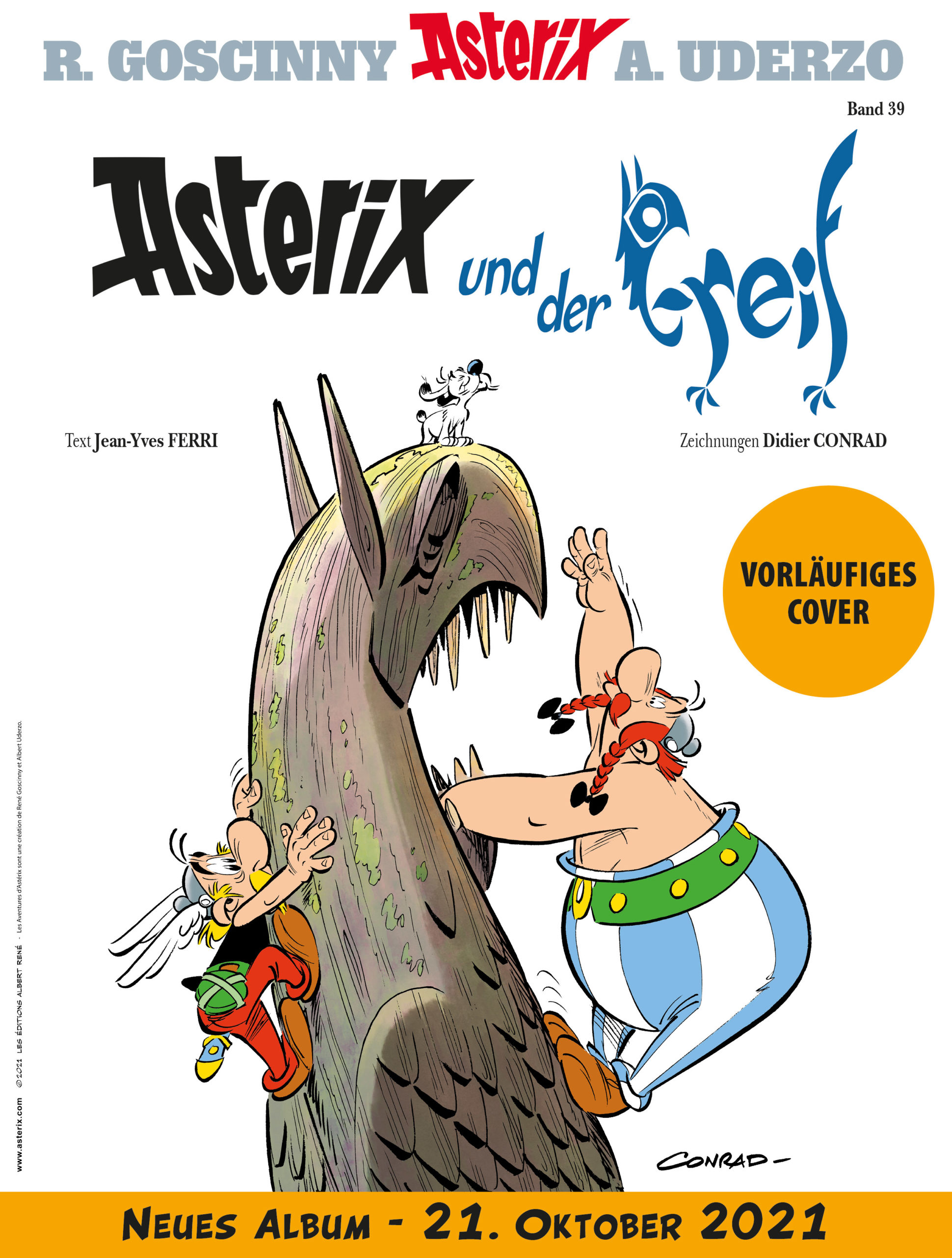 Asterix und der Greif So heißt das neue AsterixAbenteuer Egmont