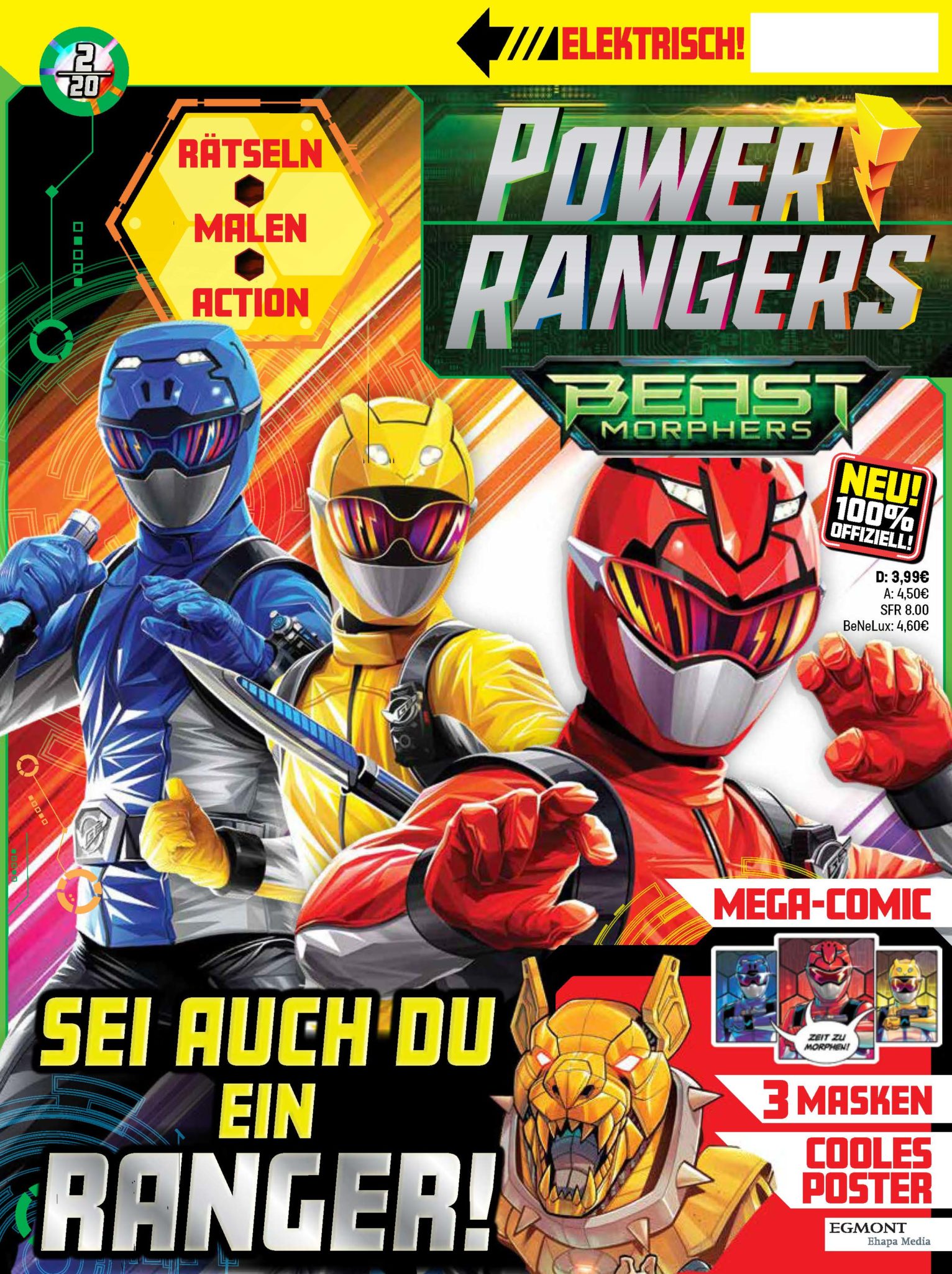 Die Power Rangers Beast Morphers erhalten ihr offizielles Magazin